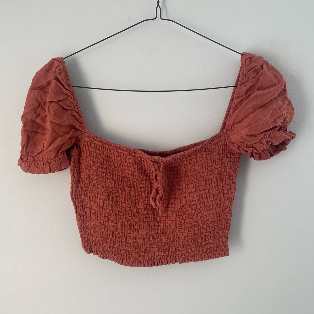 ARITZIA Wilfred Smocked Blouse - Picture 2 of 5